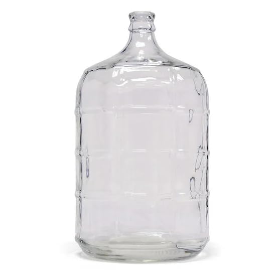 5 Gallon Glass Water Jug | PlasticFree Pure Water Storage Bottle | BPAFree No Microplastics Reusable Glass Container for Drinking Water Fits Home Water Dispensers