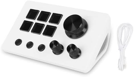 Visuals Keyboard Streaming Amazon.com: ASHATA Visual Keyboard for Stream, 9 Keys, 3 Knobs, Trigger ...