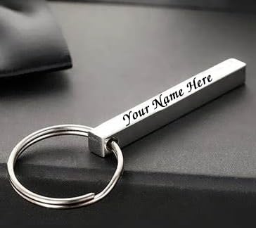 Image of KlowAge Personalized Custom Message Names Bar Keychain