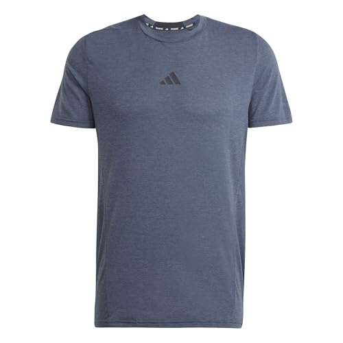 adidas Camiseta masculina projetada para treino e treino, Tinta Aurora, PP