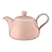 Seltmann 001.742484 Coup Fine Dining Lot de 2 théières rondes en porcelaine Rose 57270 Vieux rose uni Avec couvercle rose 0,65 l Longueur 19,7 cm Largeur 13,1 cm Hauteur 10,8 cm