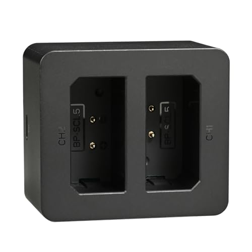 Cargador compatible con Leica BP-SCL5 DSTE LC-SCL5 dual USB para cámaras M10P y M10 2