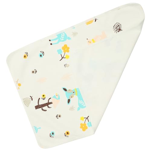 Toyvian Cambiador de Ñiño y Transpirable, Funda Lavable de Algodón, Tamaño 50 X 70 CM, para Uso en Guarderías y Viajes