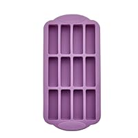 Wiltshire Silicone 12 Bar Snack Pan 29 x 14 x 2cm, Non-Stick Silicone Mould for Baking or No-Bake Muesli Bars, Chocolate Bars, and Protein Snacks - Airfryer, Oven & Freezer Safe