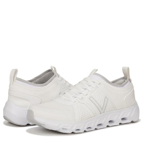 Image of Vionic Women's Captivate Oxford, White Knit Knit Synthetic, 6 US
