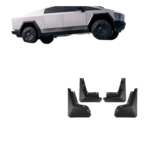 Guardabarros para coche contra salpicaduras y daños en Tesla Cybertruck 2024 7