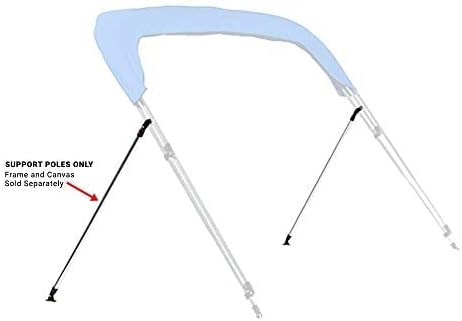 Eevelle Bimini Rear Support Poles. Set of 2 with Mounting Hardware