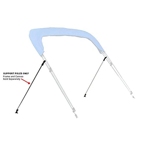 Eevelle Rear Support Poles, Set Of 2, Aluminum Tubes And Stainless Steel Mounting Hardware, Foldable, 32" Poles (Fits 46" Frame), Mounting Hardware Included, Easy Installation #TOP1