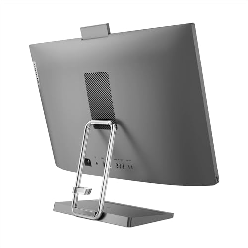 Image of Lenovo IdeaCentre AIO 5 AIO Desktop 27 inch QHD IPS Anti-Glare Touchscreen 350nits 100Hz Intel 14-core i7-12700H Processor 32GB RAM 1TB SSD 5MP+ IR Camera JBL Win11 Grey + HDMI Cable