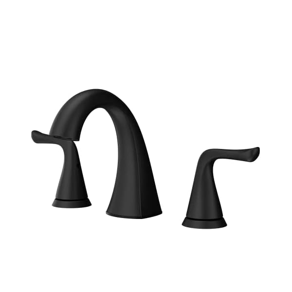  Pfister-Willa-Bathroom-Sink-Faucet-8-Inch-Widespread-2-Handle-3-Hole-Spot-Defense-Matte-Black-Finish-LF049MALSDB