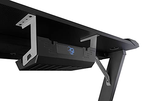 Tavolo Gaming PC, Legno Compensato, 118 x 670 x 185 mm - Scrivania Gaming - Immagine 8