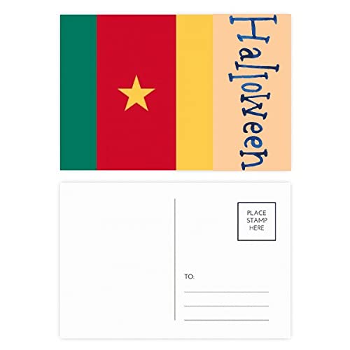 Cartes postales d'Halloween Cameroun Afrique : lot de 20 cartes de correspondance