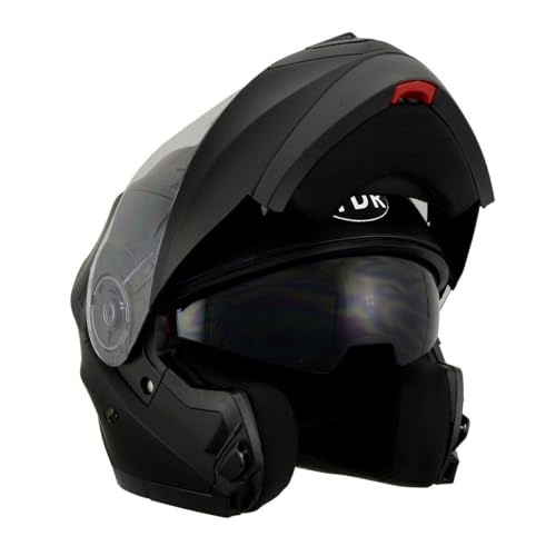 TDR Flip-Up Helmet Motorcycle Helmet Dual Visor Sun Shield Flip up Modular Motocross ECE 22.06 Approved Helmets, Medium, 33acac1b-66f8-4f91-8ea8-2e57291518c0