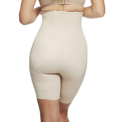Image of Naomi & Nicole Women's Back Magic Firm Control Hi Waist Thigh Slimmer Shapewear