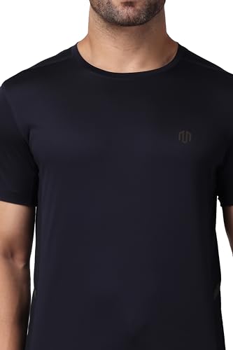 Image of Men's Athletic Crew Neck T-Shirt - Moisture-Wicking Gym & Casual Workout Shirt