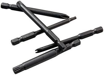 US PRO 50 Piece Security Bit Set Extra Long Torx Bits for Tamper Proof Screws Hex 12 Point 1374