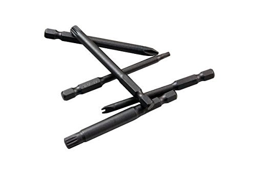 US PRO 50pc Extra Long Security Bit Set, Torx, Tamper, Hex, Spline 1374, Variety Pack - Image 3