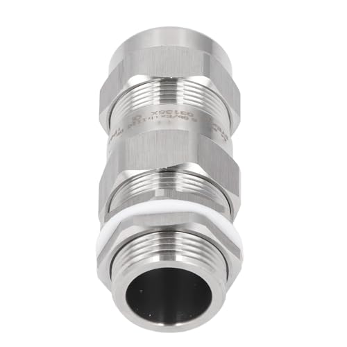 Water Proof Cable Gland G3/4-304 Stainless Steel Double stamps Spacer Cable Gland Protector - for Electrical and Industrial Projects