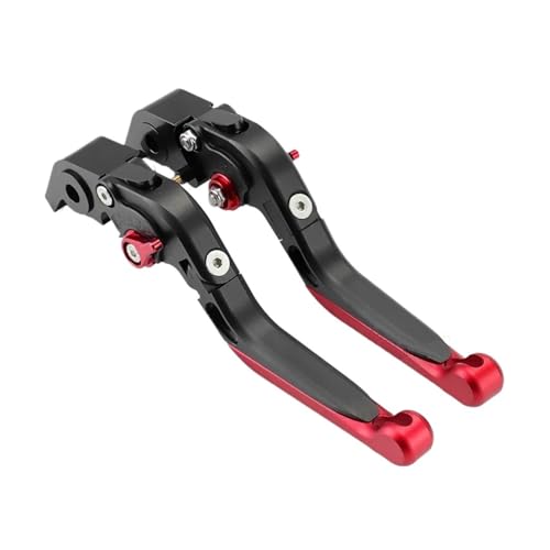 Motorrad Brems Und Kupplungshebel Für Ducati Für Monster 937 950 1100 Diavel XDiavel Motorrad Klapp Bremse Kupplung Hebel(Black Red)