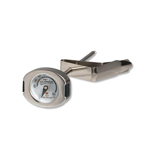 Taylor 6410815 8 x 1.5 in. Instant Read Analog Beverage Thermometer
