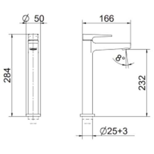 Torneira Docol Lift 8720CE de Bancada Ônix