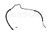 Sunsong 3402643 Power Steering Return Line Hose Assembly