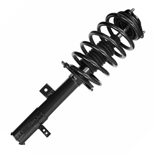 Image of Detroit Axle - 4WD Front Struts for 11-17 Jeep Patriot 2011 2012 2013 2014 2015 2016 2017, Complete Struts with Coil Spring Shocks Assembly Replacement