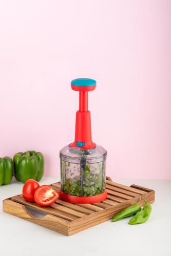 Image of Push Chopper 1200ml Vegetable, Onion, and Garlic Chopper