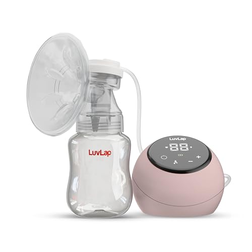 Luvlap Adore Electric Breast Pump with 2 Phase Pumping, Rechargeable Battery, 2pcs Breast pads free, Soft & Gentle, BPA Free (Image - 1)