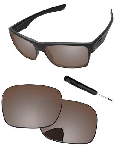 Image of Replacement Lenses & Screwdriver for Oakley TwoFace OO9189 Sunglass - Precision Fit, UV Block & Impact Resistant