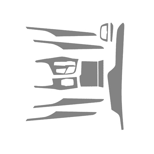 Film vinyle fibre de carbone argent pour intérieur BMW Série 5 G30 G31 2017-2020