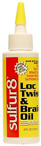 Sulfur-8 Loc Twist & Braid Oil 4 Fl Oz (Pack of 3)