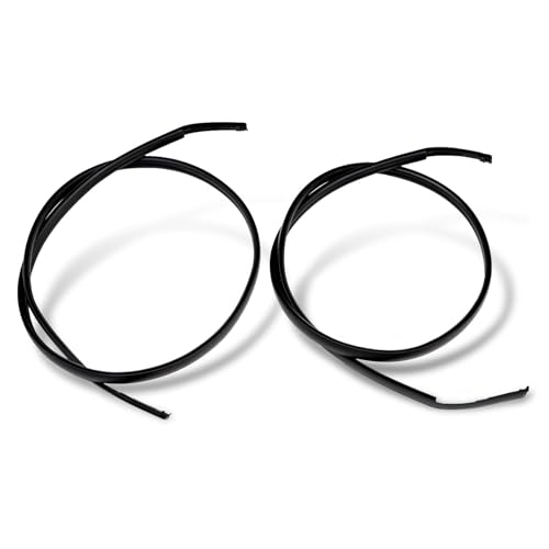 Aspaton Pair Left and Right Black Roof Trim Molding Kit Compatible with 2006-2016 Yaris Hatchback 4-Door 7555152160 7555252140