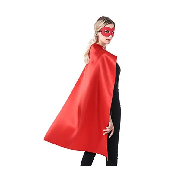 Adult superhero capes and masks for teenagers men & women 14 sets bulk pack - dress up superhero party capes for spirit day team building - image 6