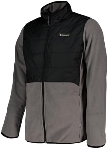 Columbia Basin Butte Chaqueta polar con cremallera para hombre