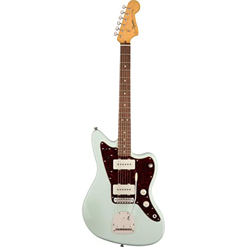 Fender - Guitarra eléctrica Squier by Classic Vibe Jazzmaster de los años 60, Laurel, Sonic Blue