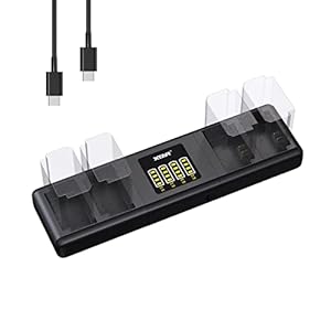 XTAR SN4 Multi Battery Multi Model Camera Battery Charger Sony NP-FZ100 Sony NP-FZ100 simultaneously for Four Battery Charging with 3A Maximum Current