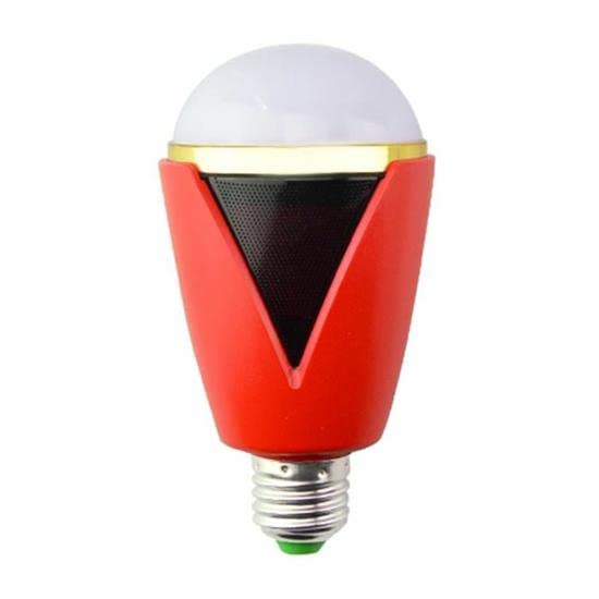 TECH DISCOUNT Lampe D'ampoule Led, Mini Enceinte Bluetooth Stéréo, Contrôle Iintelligent Par Téléphone, Lampe Rgb Créative, Ampoule Blanche 6w