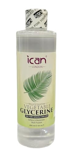 ican london 100% pure vegetable glycerin 250ml