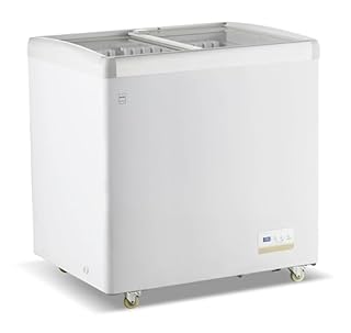 METRO Professional Vetrina Congelatore a Pozzetto GICC1192, 184L, 3 Cestelli, 4 Ruote, Funzione di Congelamento Rapido, Serratura