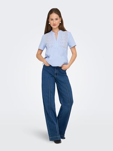 Onlskano SS EMB Top WVN la solution pour un look chic sans effort en été - 5