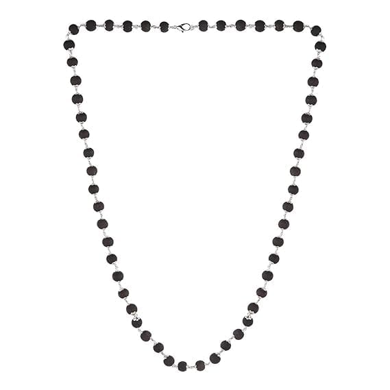 Original Karungali Malai - Certified Ebony Beads Mala With Goverment Lab Test Certification - Authentic Black Ebony Wood 54 Beads German Silver Cap Mala For Meditaon (Black)-image-17