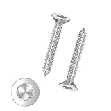 Größe: Das Set enthält 50 Stück selbstschneidende Kreuzschlitzschrauben M4*16 mm, mit einem Schraubendurchmesser von 4 mm und einer Länge von 16 mm. Geeignet für verschiedene Anwendungen.
