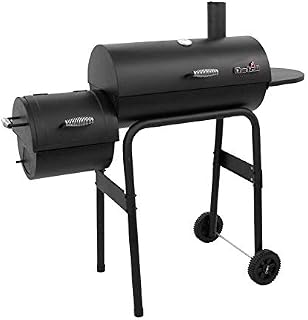 Char-Broil 12201570-A1 American Gourmet Offset Smoker, Black,Standard