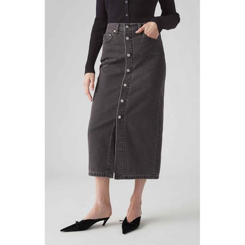 Levi's Women's Button Midi Skirt