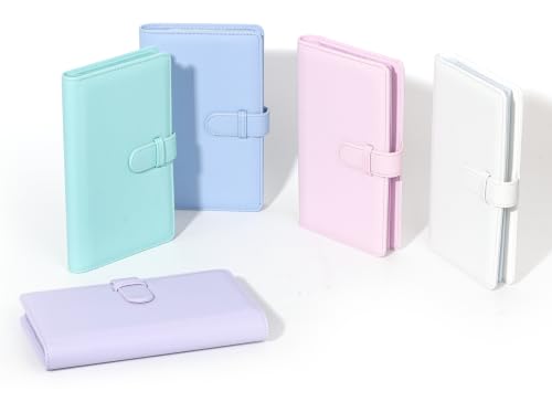 Image of Mini Photo Album 108 Pockets for 3x2 inch Instax Mini Films - Fits Instax Mini 13, 12, Evo, 7s, 8, 25, 50s, 90, Polaroid PIC-300P, Z2300, Instax SP-1 - Portable Film Storage Book (Taro Purple)