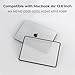 BlueSwan Anti-Cracking Hard Shell Case Compatible with MacBook Air 13 inch M4 M3 M2 2026 2025-2022 A3240 A3113 A2681, Drop Protection Soft TPU Bumper PC Base for Air 13.6 inch, Frosted Clear
