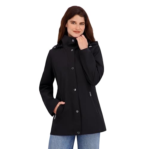 Image of Nautica Women's Hooded Raincoat