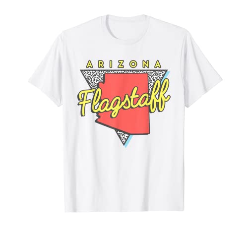 Flagstaff Arizona T Shirt Vintage AZ Triangolo Maglietta
