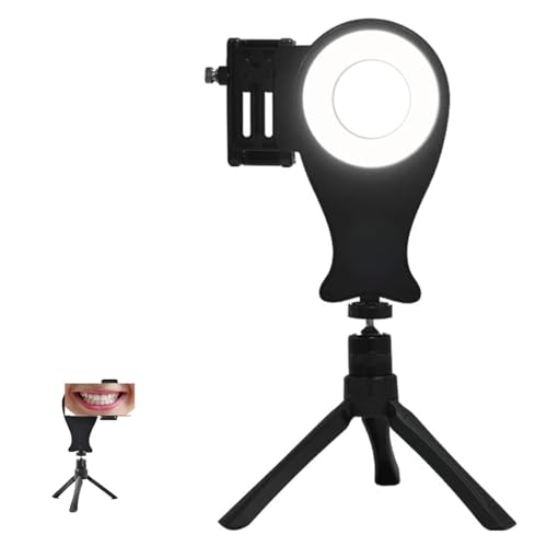 Luz de fotografía dental con trípode regulable para clínicas odontológicas